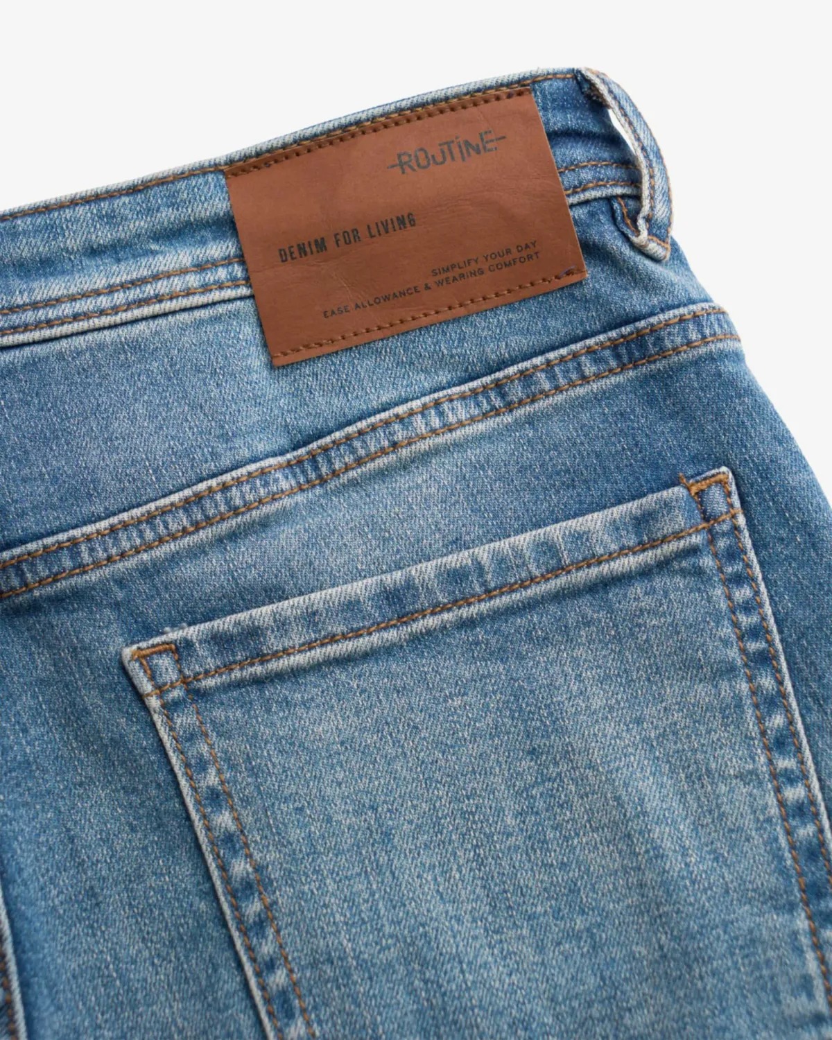 Quần Jeans Nam Ống Ôm Wash Form Slim Cropped - ROUTINE 10F25DPA060
