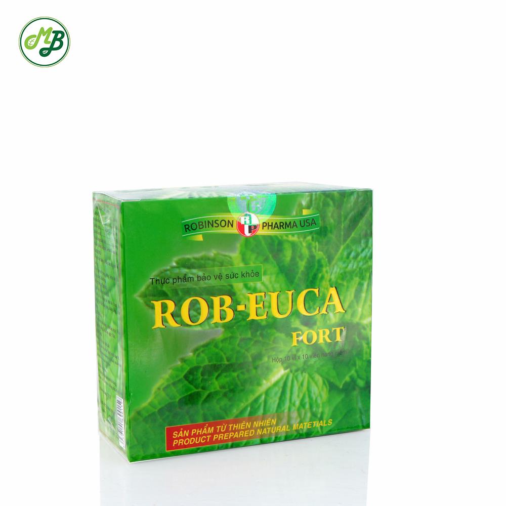 TPCN- Robinson pharma USA- Robeuca fort-Viên uống bổ phế giảm ho, đau, ngứa rát, giữ ẩm đường hô hấp (100 viên)