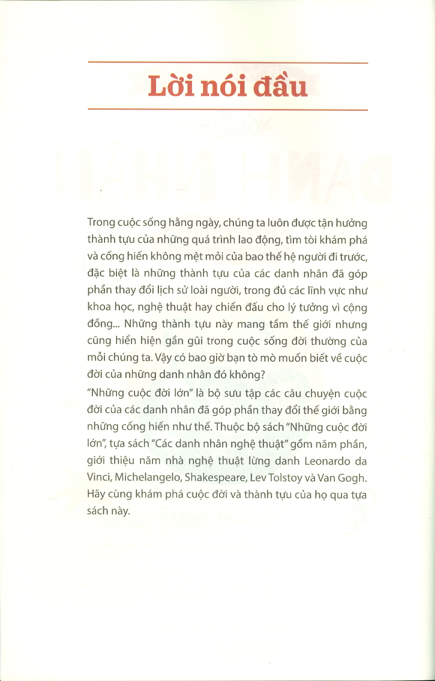 Những Cuộc Đời Lớn - Các Danh Nhân Nghệ Thuật