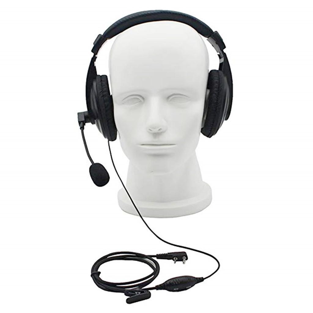 2x Professional Noise Cancelling Overhead Headphones for 2Pin