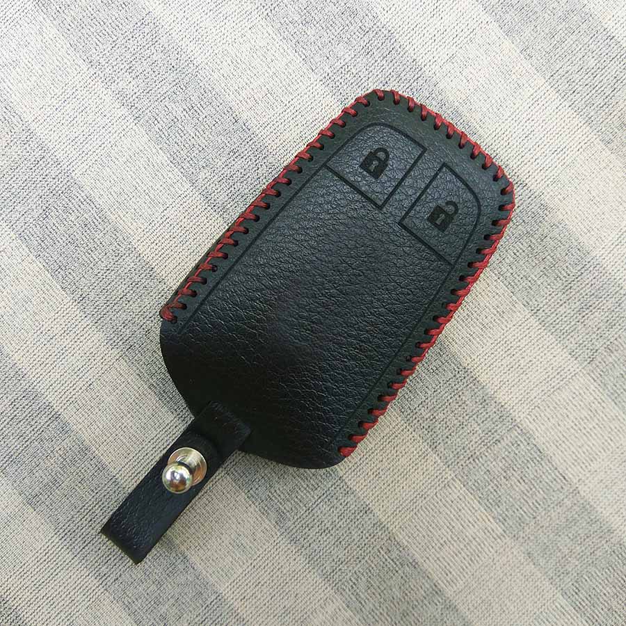 Bao da chìa smartkey dành cho xe hơi Isuzu Mu-X (Màu đen)