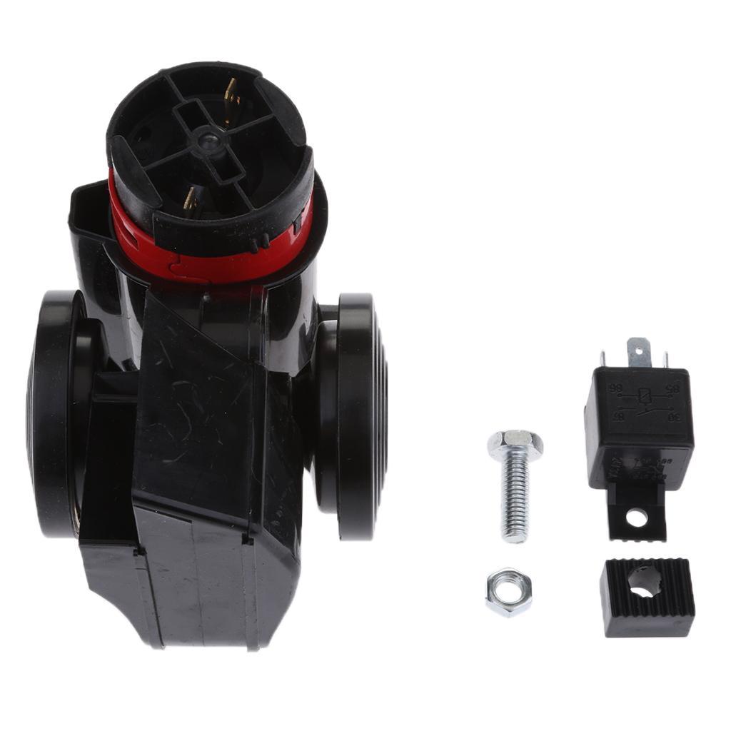 12V Electric Pump Air Horn 135db Trumpet for Car Truck Bus Train Boat