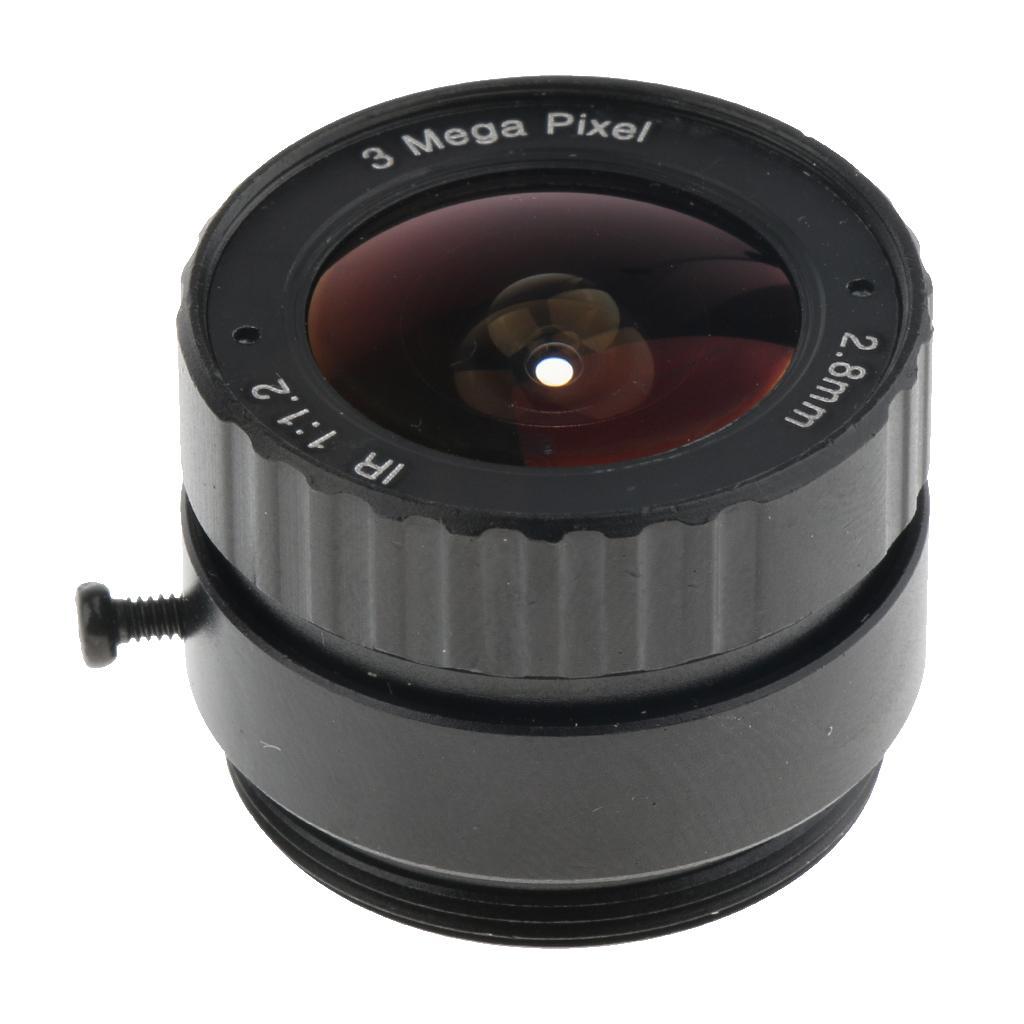 1/3' 2.8mm 2 CS Mount IR Fixed Iris Lens for Security Cameras
