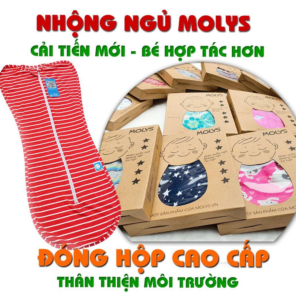 Nhộng chũn cho trẻ sơ sinh, GIÚP BÉ NGỦ NGON - KHÔNG GIẬT MÌNH-BA MẸ THẢNH THƠI. Đóng hộp cao cấp làm quà tặng lịch sự