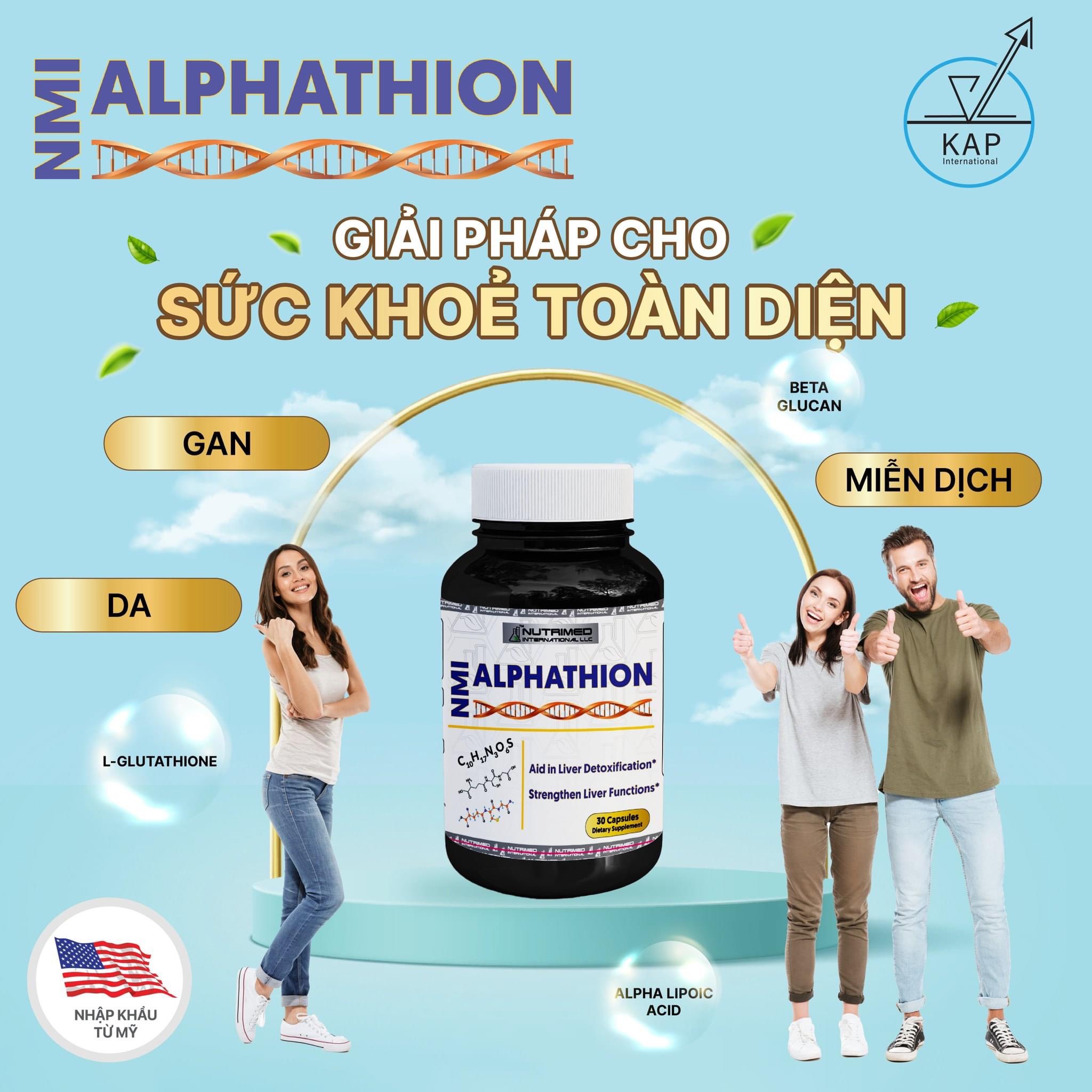 Hỗ Trợ Tăng Cường Chức Năng Gan NMI Alphathion - Hàng Chính Hãng