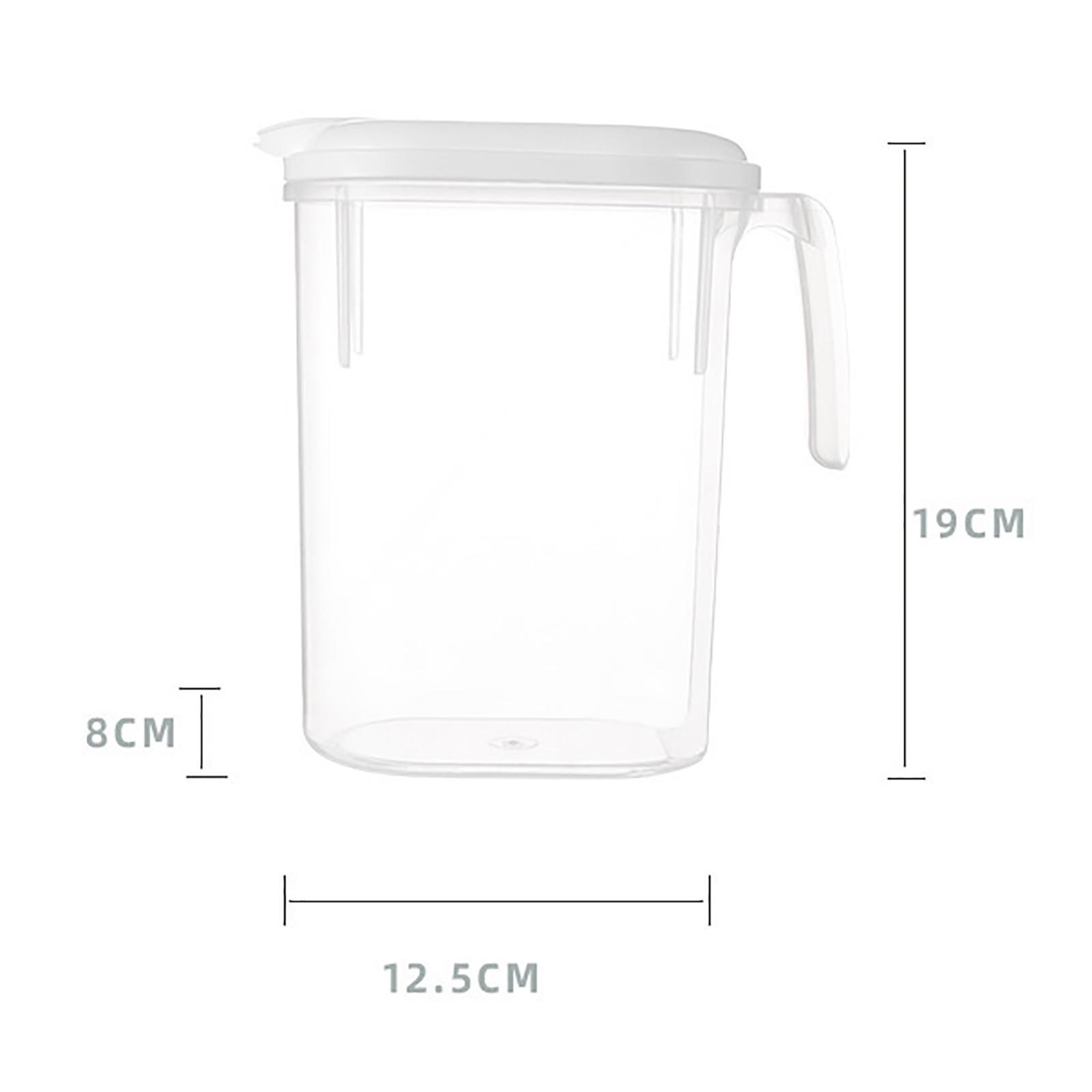1.8L Large Capacity Cold Water Jug Water Bottles Drink Container for Ice Tea