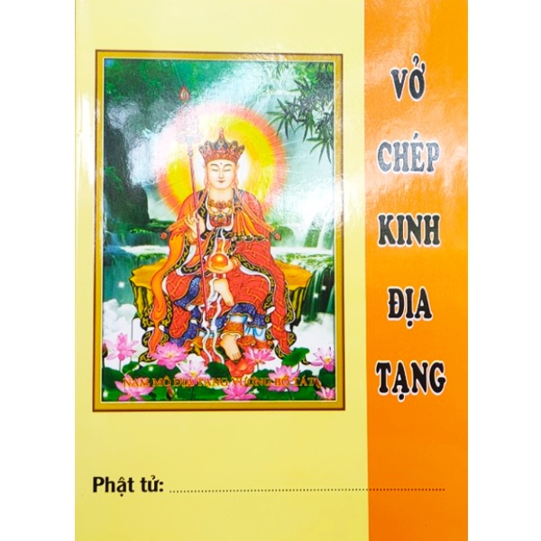 Vở Chép Tay Kinh Địa Tạng _QB