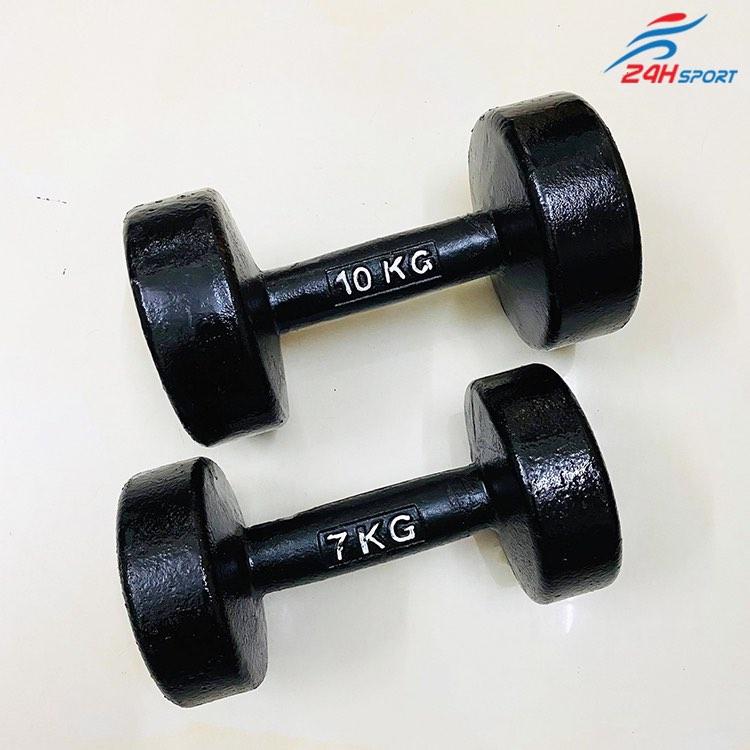 Tạ tập tay gang đúc nguyên khối 12kg