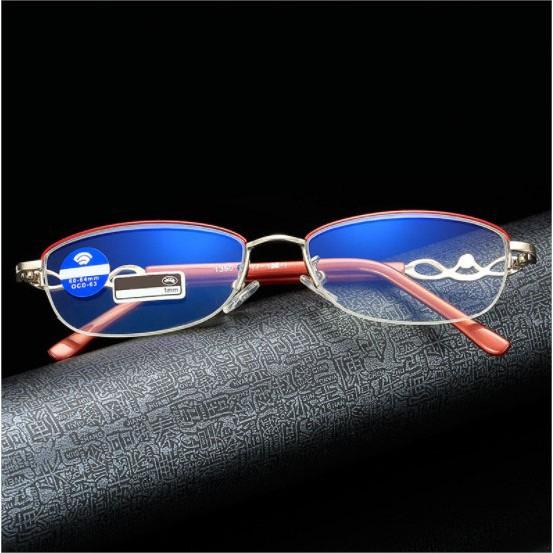 Kính lão thị trung niên nữ giới kiểu dáng doanh nhân chống UV chống tăng độ  cao cấp KV3AUNIQUI