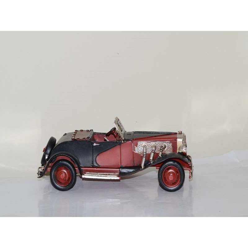 Mô hình xe ô tô Cổ kim loại trưng bày/ Vintage Metal Car Handmade Decoration (1810D-1114)