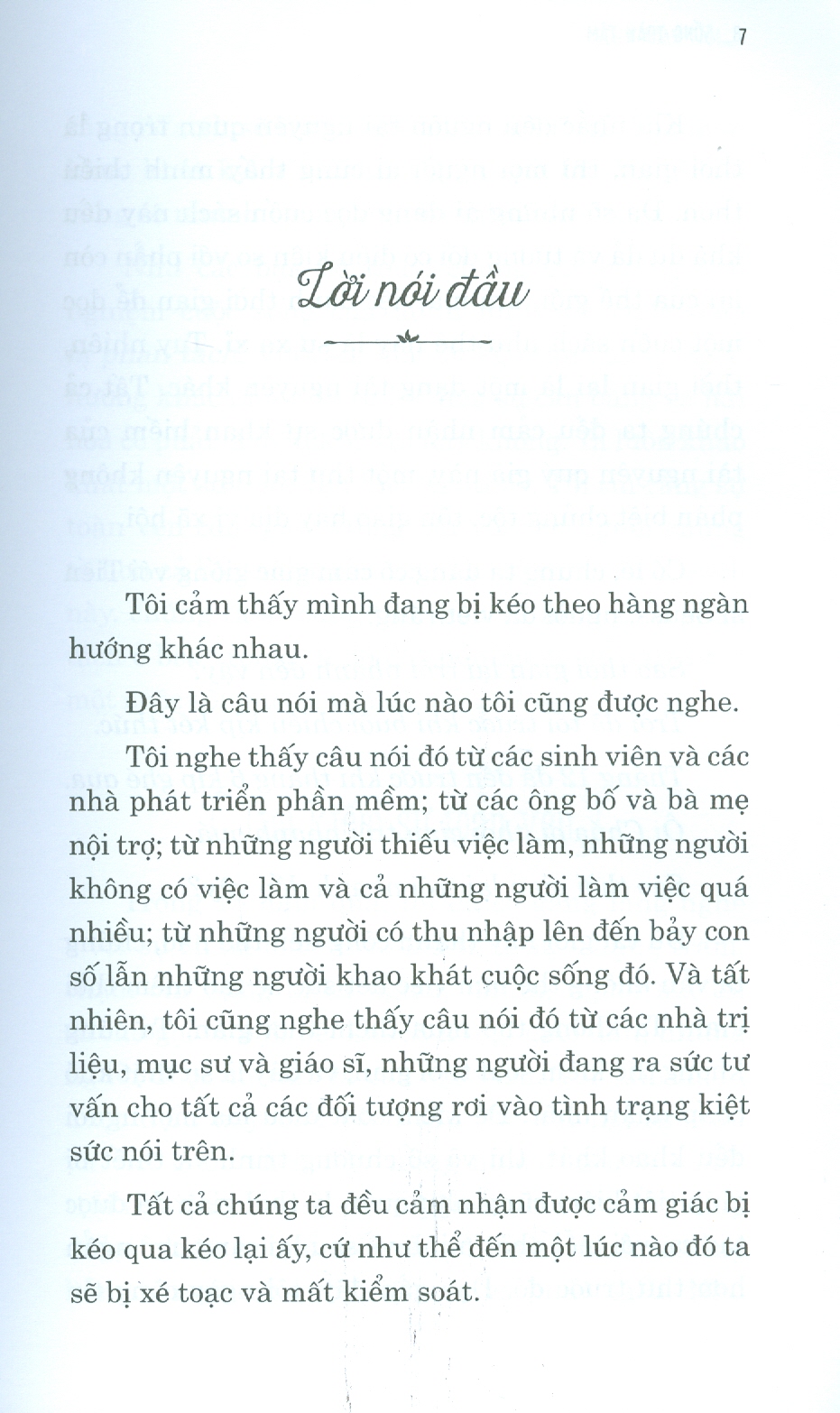 SỐNG TOÀN TÂM