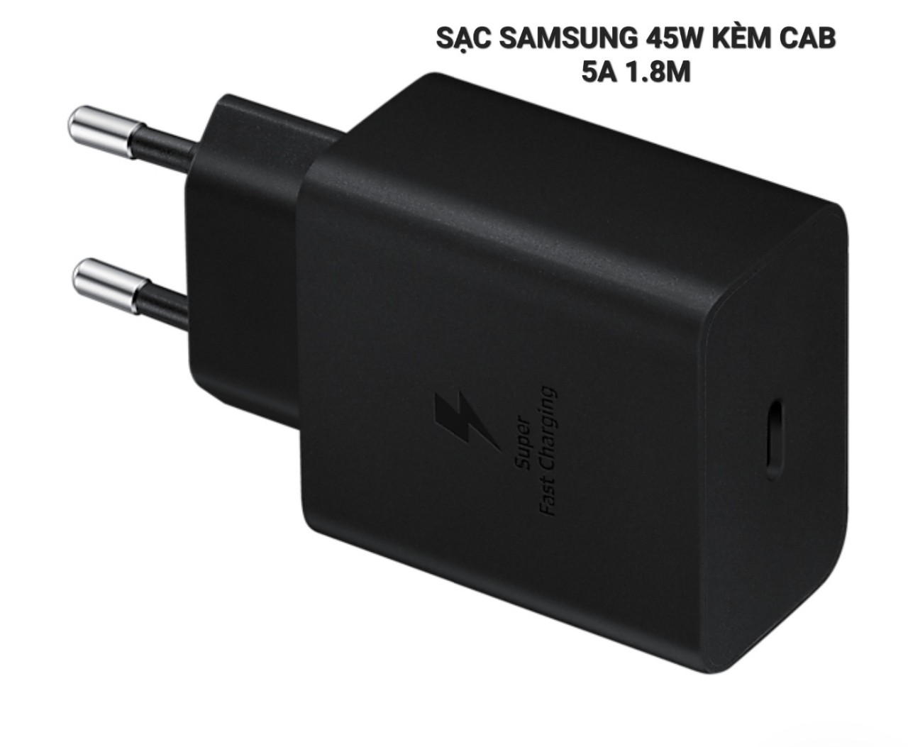 Full Box Sạc Siêu Nhanh Samsung 65W ( 3 Cổng Không Kèm Cab ) / 45W ( 1 Cổng Kèm Cab 5A Dài 1.8m ) / 35W ( 2 Cổng Không Kèm Cab) - Hàng Chính Hãng