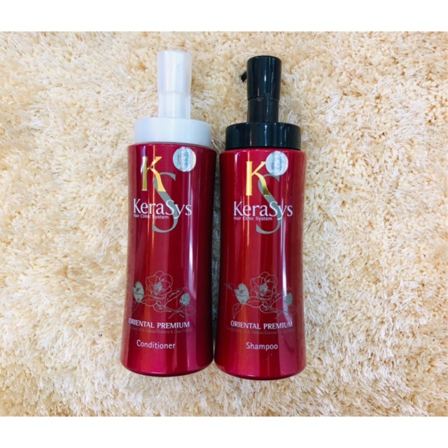 Dầu gội Kerasys Oriental Premium phục hồi tóc Hàn Quốc 600ml + Móc khoá