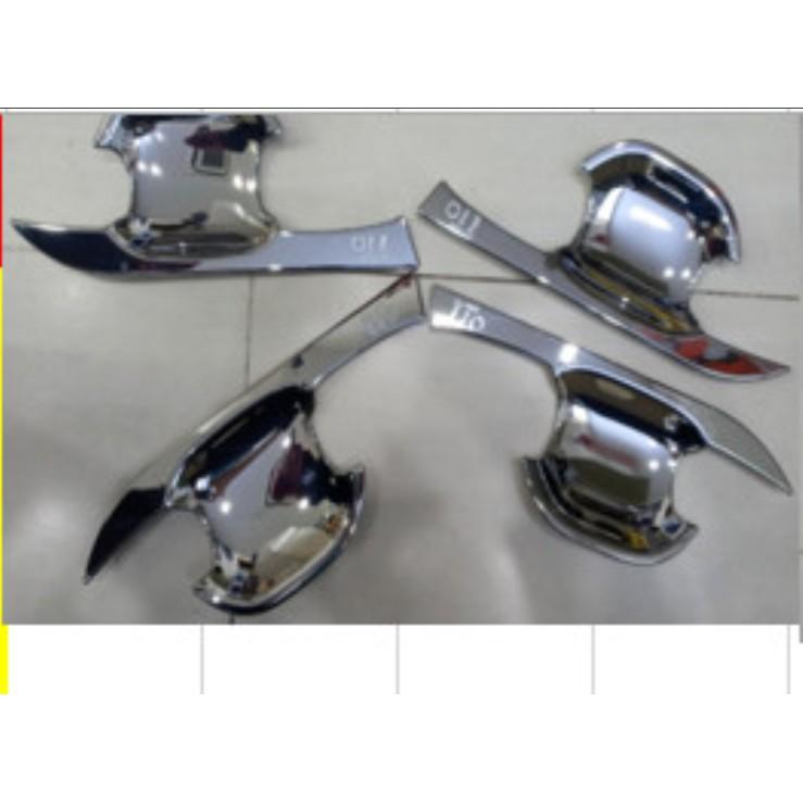 Ốp Hõm Cửa Xe Huyndai I10 2022-2021 Nhựa ABS Mạ Crom Sáng Bóng