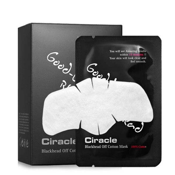 Hộp 20 Mặt nạ đẩy mụn đầu đen Ciracle Blackhead Off Cotton Mask 5ml x20