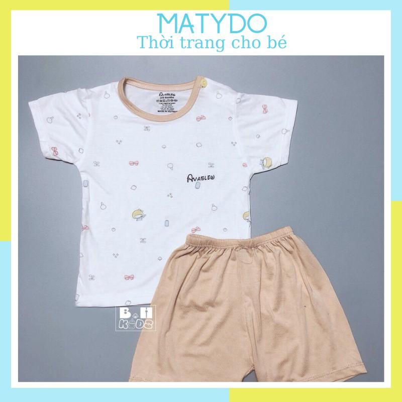 Bộ quần áo trẻ em thun cotton cho bé giá rẻ AV01