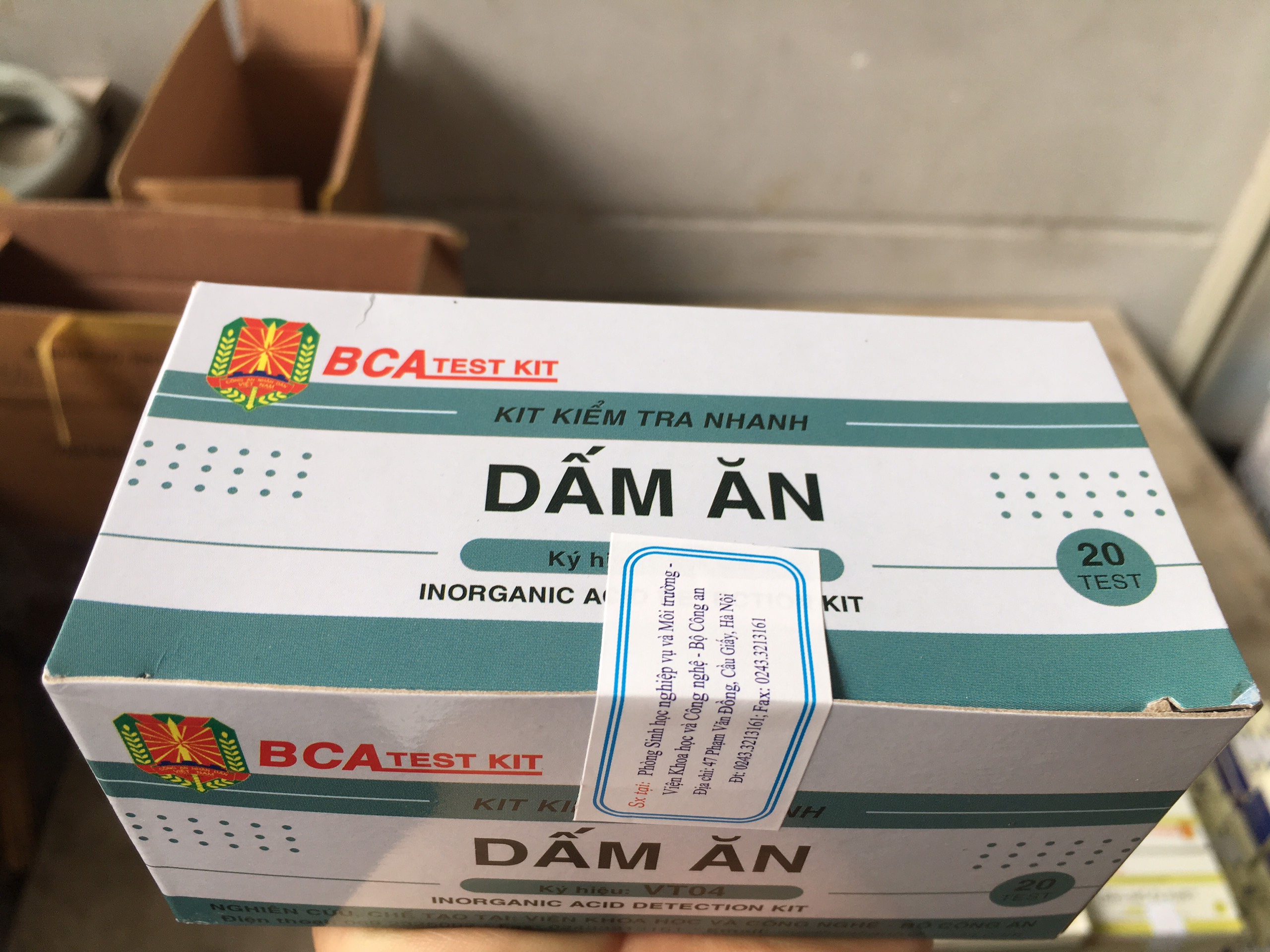 Kit Kiểm Tra Nhanh Dấm Ăn Trong Bảo Quản Thực Phẩm
