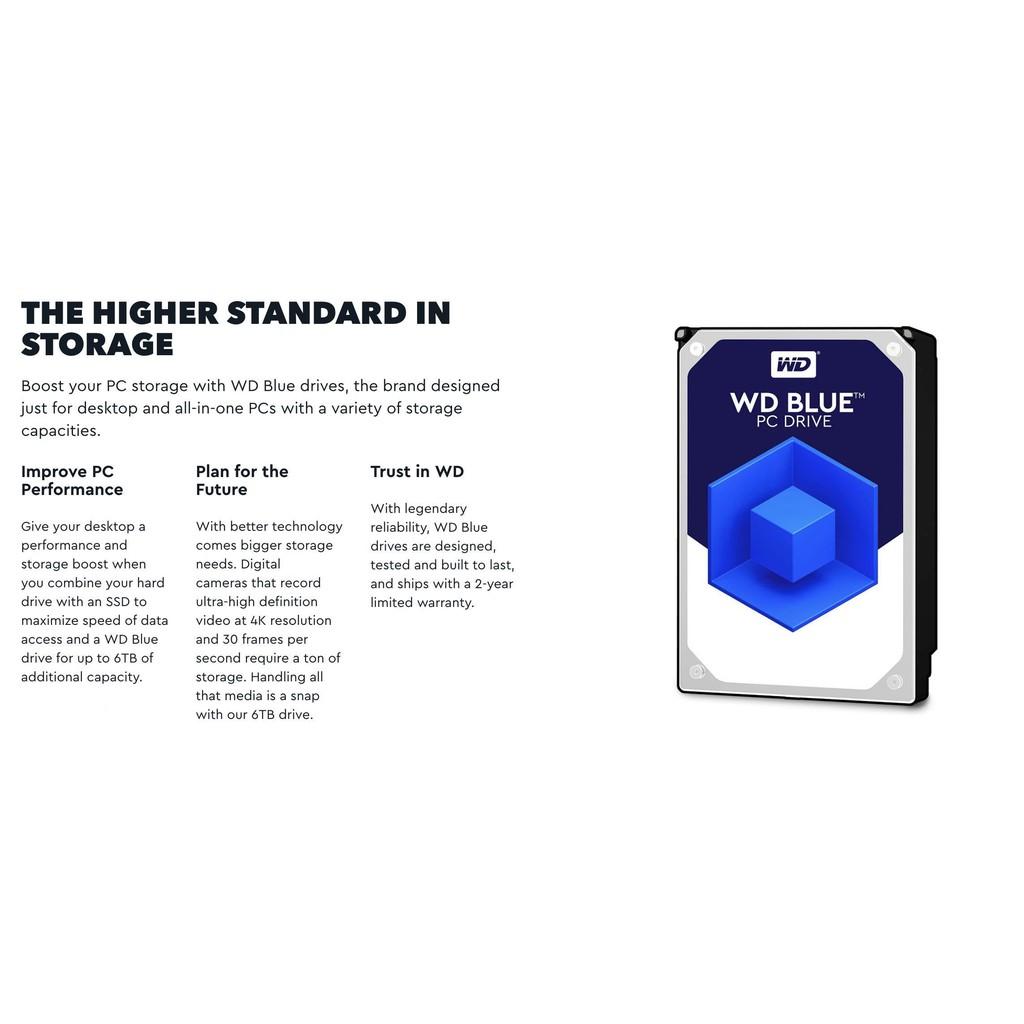 Ổ cứng 6TB Blue, dòng ổ cứng cực mát, bh 2 năm chính hãng