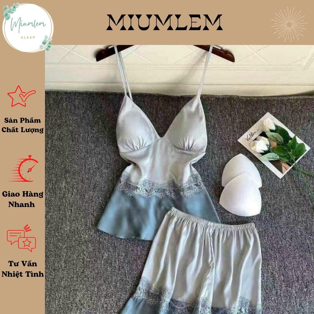 Đồ Ngủ 2 Dây Freesize Sexy Cao Cấp Lụa Mềm Mát Cổ V Có Mút Ngực Cho Cô Nàng Quyến Rũ QC167155