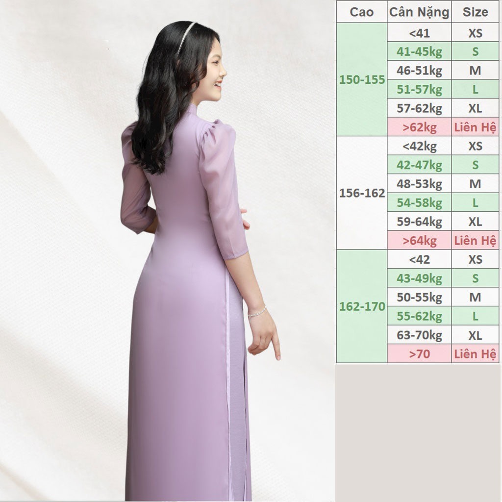 Áo Dài Cách Tân Nữ Thủ Công 4 Tà