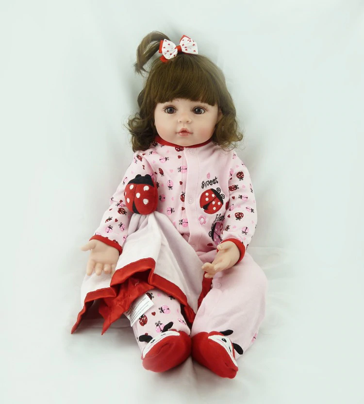 Búp Bê Tái Sinh BQuà sinh nhật cho trẻ em 42 cm 16 inch Quà sinh nhật cho trẻ em Reborn Vinyl Doll