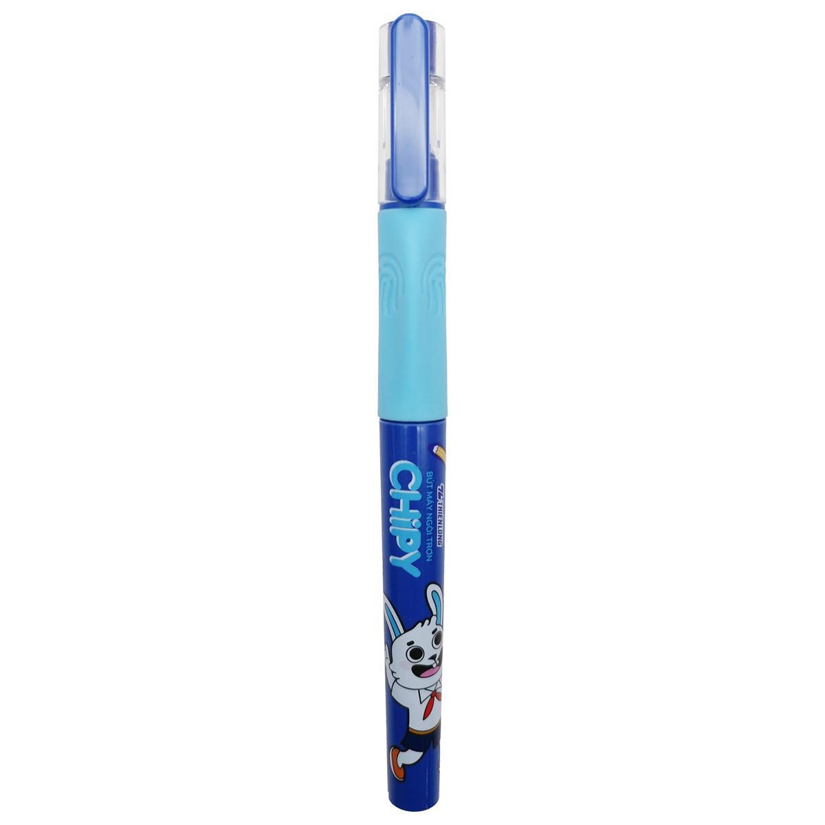 Bút Máy Chipy - Thiên Long FTC-020 - Thân Xanh - Mực Xanh