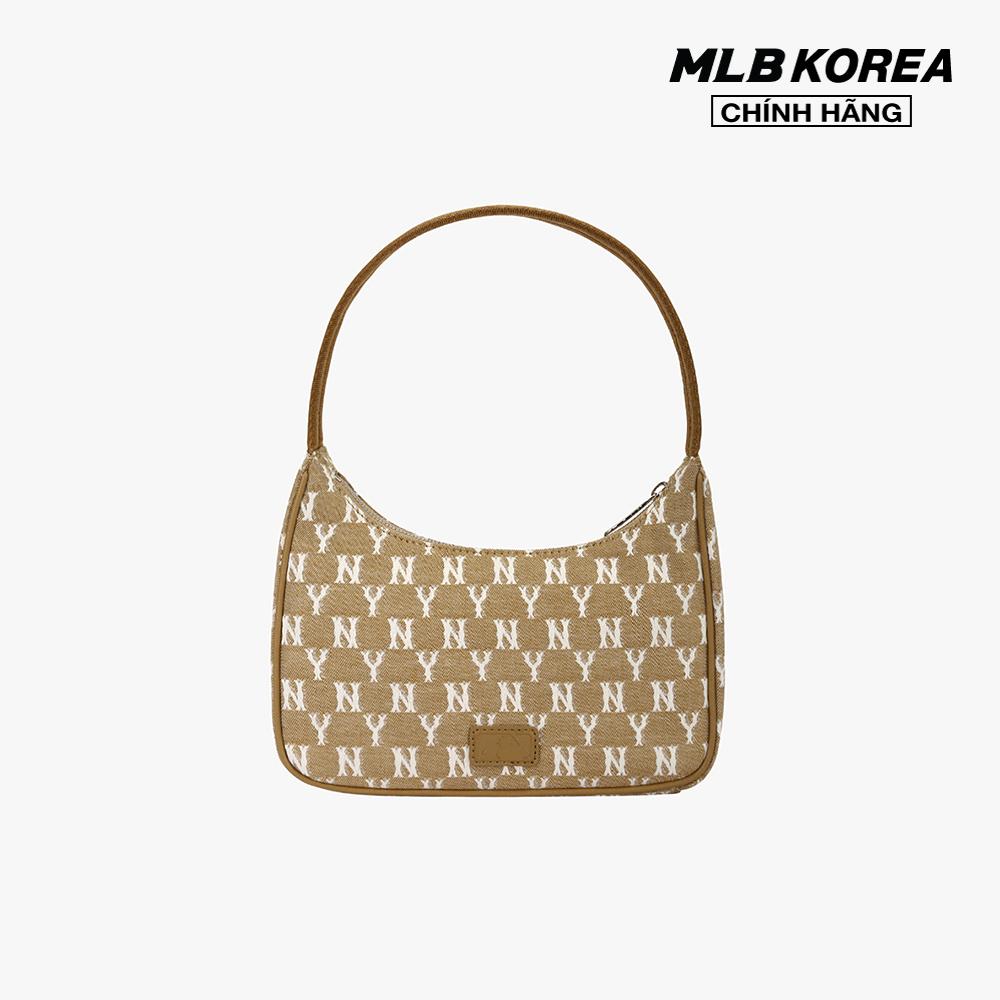 MLB - Túi đeo vai chữ nhật Jacquard Monogram 3ABQS011N-50BGS