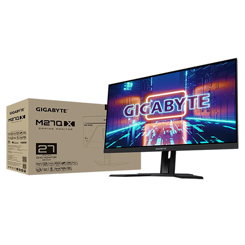 Màn Hình LCD Gaming Gigabyte M27Q X-AP (27 inch/2K/IPS/240Hz/1Ms/350nits/HDMI + PD + USB / Phẳng) - Hàng Chính Hãng