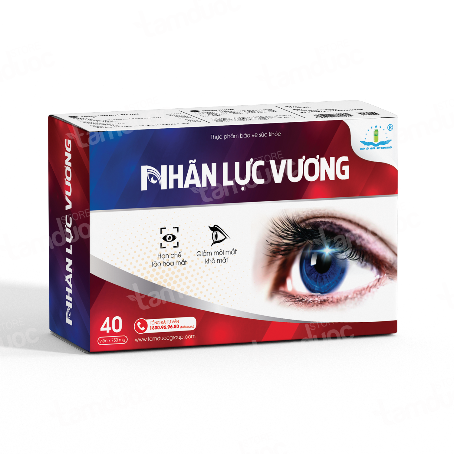 NHÃN LỰC VƯƠNG (Hộp 60 viên) Hỗ Trợ Giảm Khô Mắt, Mỏi Mắt, Thoái Hoá Điểm Vàng, Giúp Sáng Mắt Và Tăng Cường Thị Lực