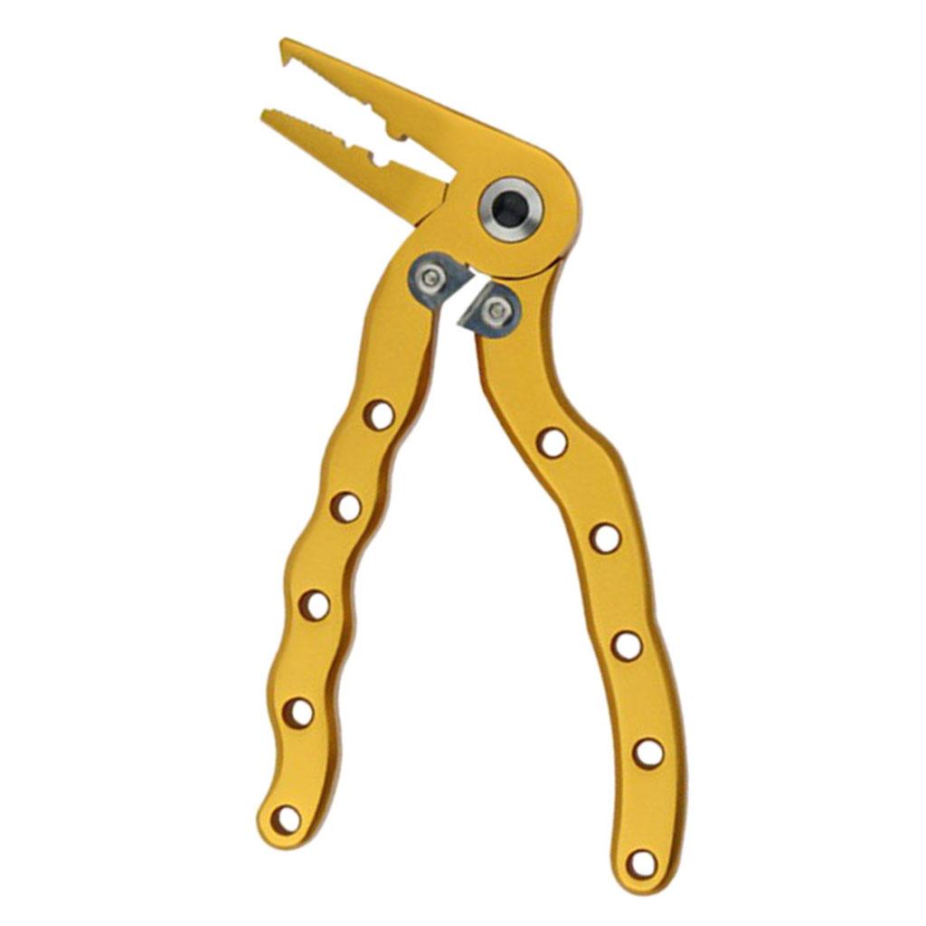 Multifunctional Fishing Plier Hook Remover Steel Wire Line Cutter