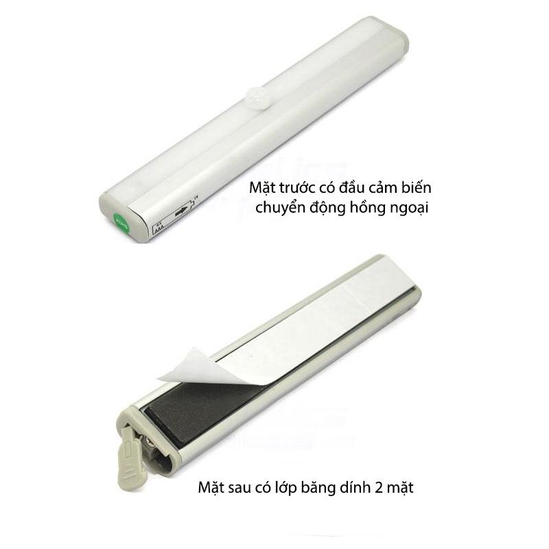Đèn led thông minh cảm biến hồng ngoại L0406, lắp tủ quần áo, hành lang, cửa phòng, kho