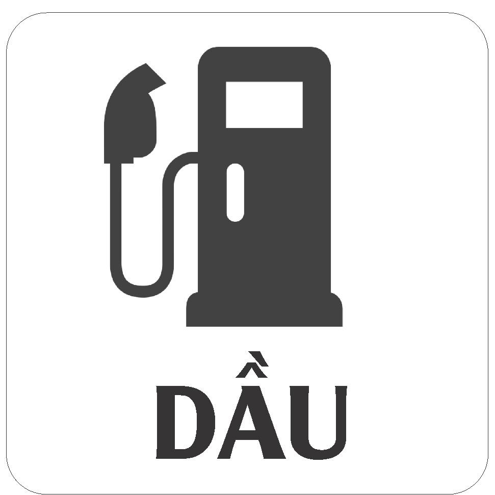 Miếng dán nắp bình xăng, dầu, trang trí xe oto Oil-4