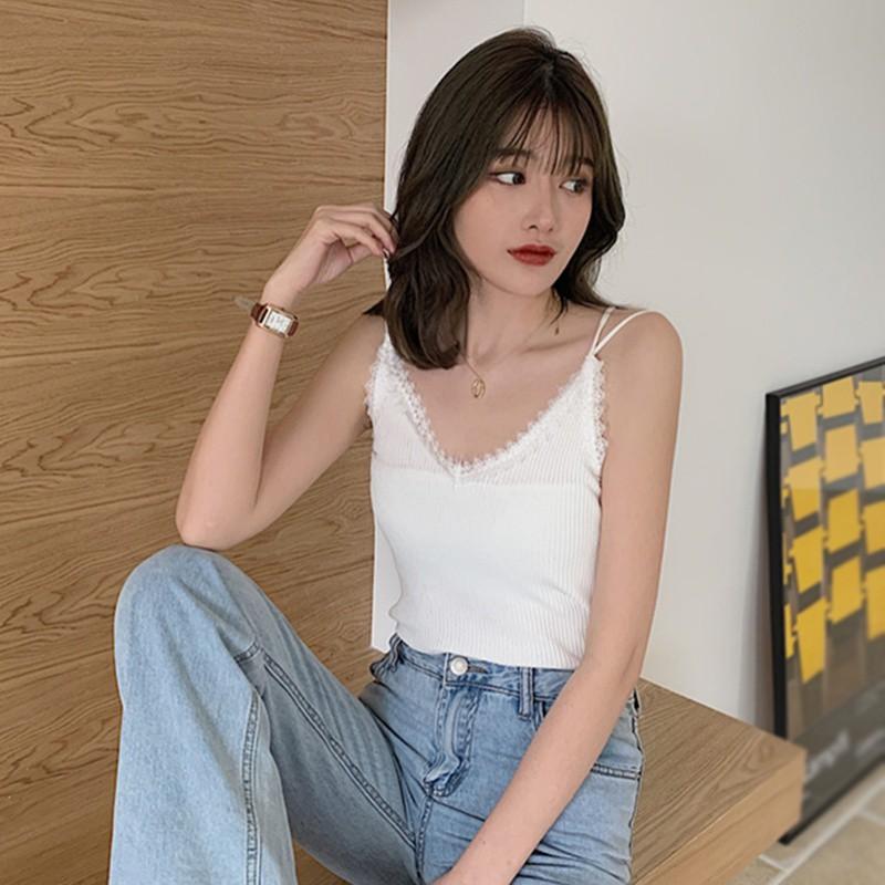 Áo Nữ Không Tay Cổ Chữ V Thời Trang Quyến Rũ