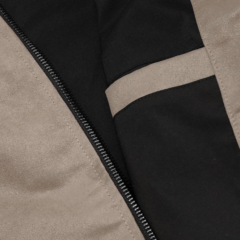 Áo Khoác Nam BY COTTON Light Brown Leather Jacket Bomber
