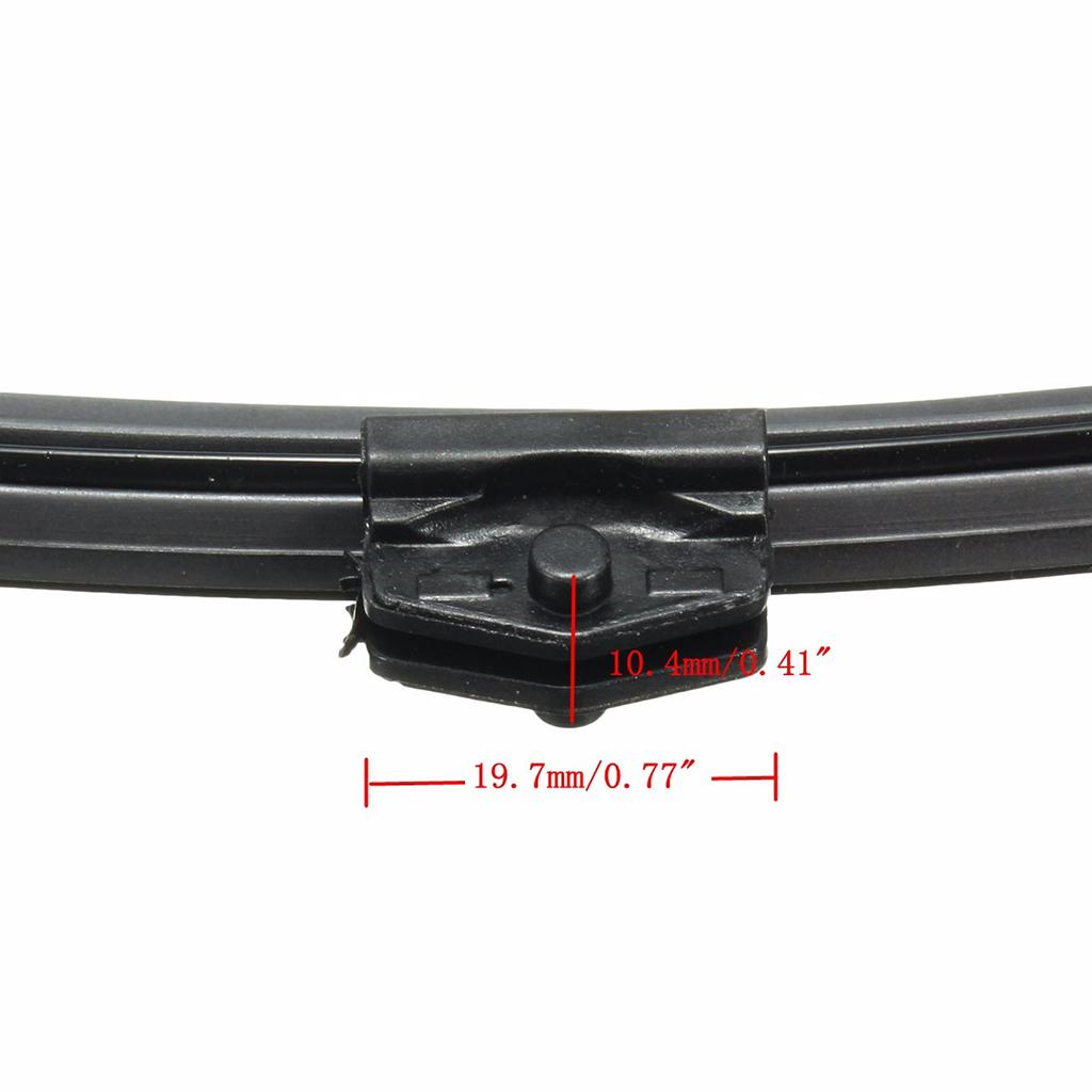 1 Piece Rear Windshield Wiper Arm with Blade Set for Audi A4 B8 01-08 LST-AD01, Smooth and Silent Wiping
