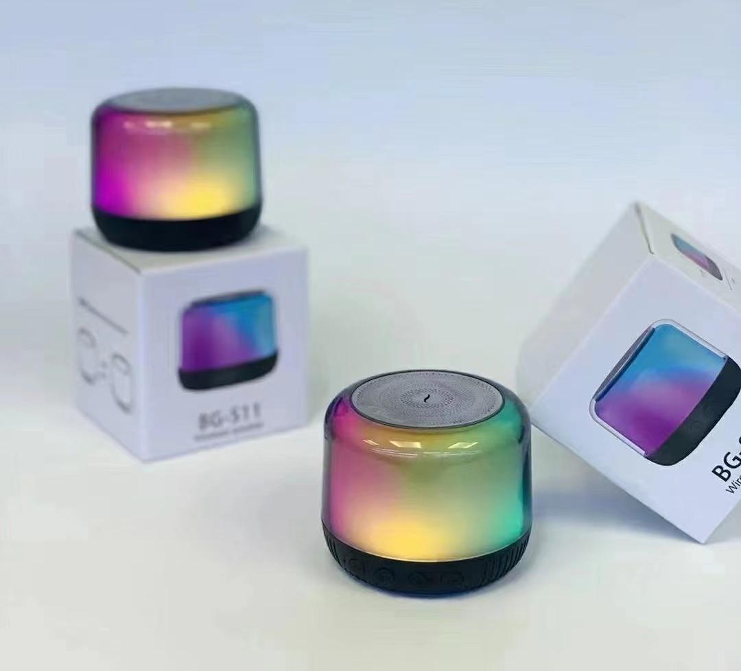 Loa Bluetooth Mini Không Dây TWS Di Động Ngoài Trời Hộp Âm Thanh Hifi 3D LED Rgb Ánh Sáng Cuộc Gọi Âm Thanh Thẻ TF Máy Nghe Nhạc USB Type-C Color: 2PCS