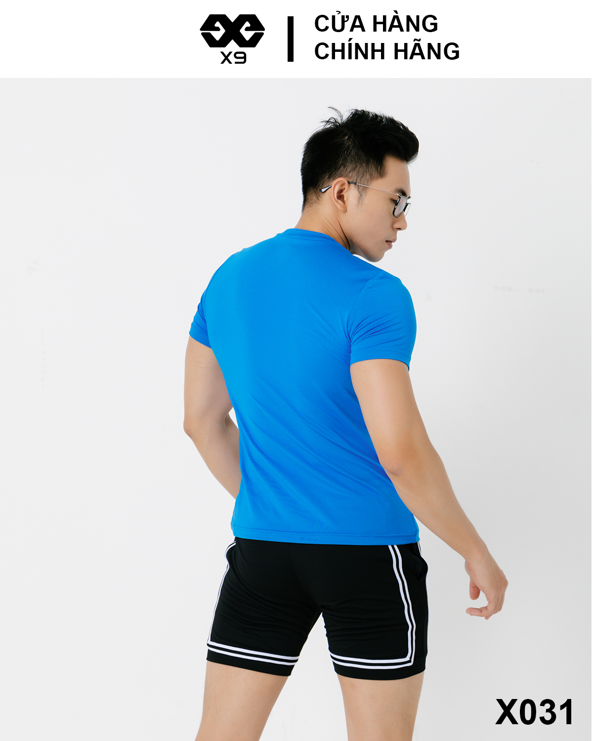 Áo Thun Trơn Logo X9 Thun Lạnh Cotton Nam Cổ Tròn Thể Thao Tập Gym Chạy Bộ - X9 Sportswear - X031