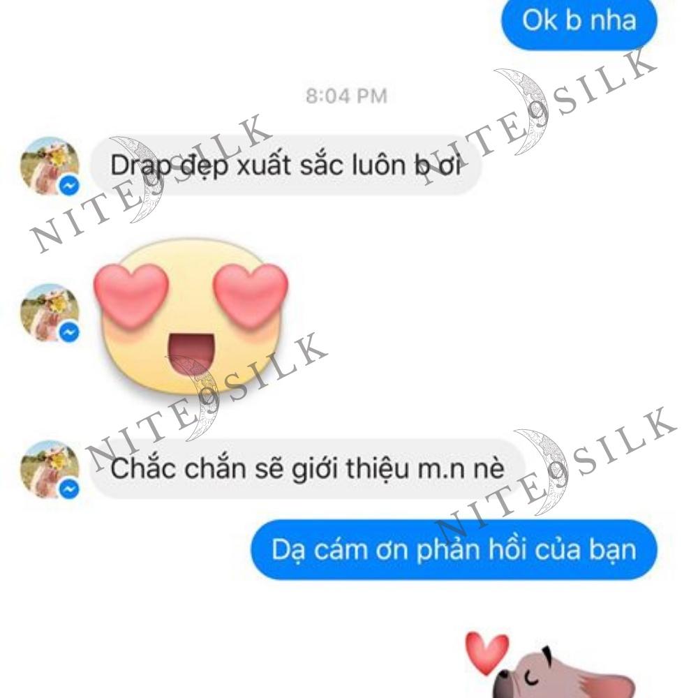 Bộ Chăn Ga Gối Lụa Mềm Mại Cải Thiện Giấc Ngủ - Chăn Giường Lụa Sang Trọng Đẳng Cấp - Màu Đỏ Đô - Nite9 Silk