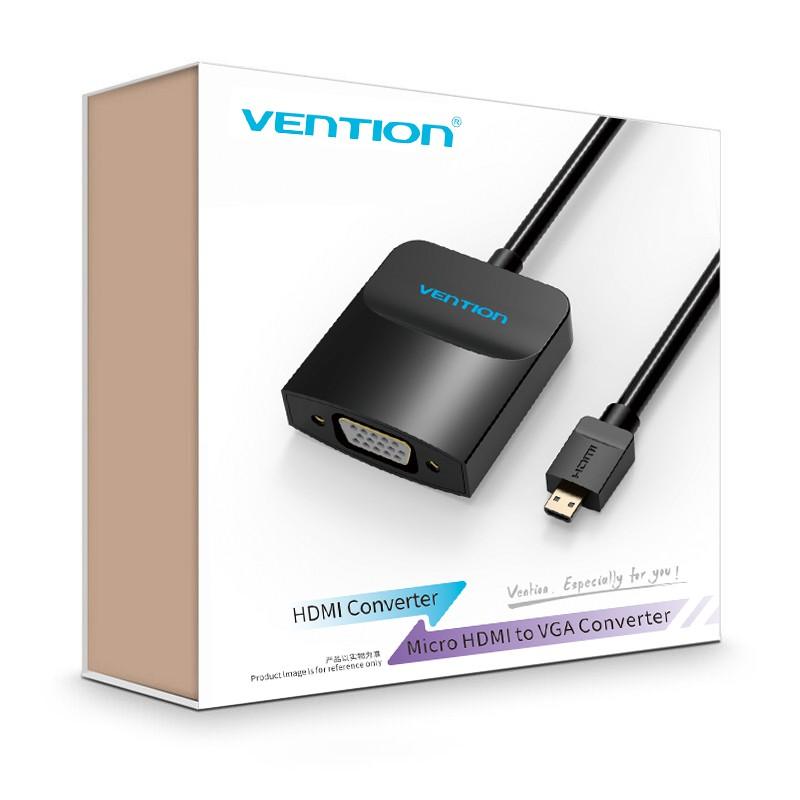 Cáp chuyển đổi HDMI sang VGA Vention AGBBB - Hàng Chính Hãng