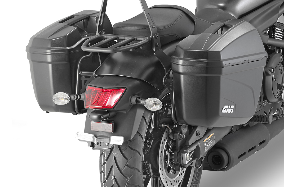 Bộ Thùng Cặp Hông Givi E22N (22L) Và Cặp Baga Hông Givi SBL2000 – Hàng Chính Hãng