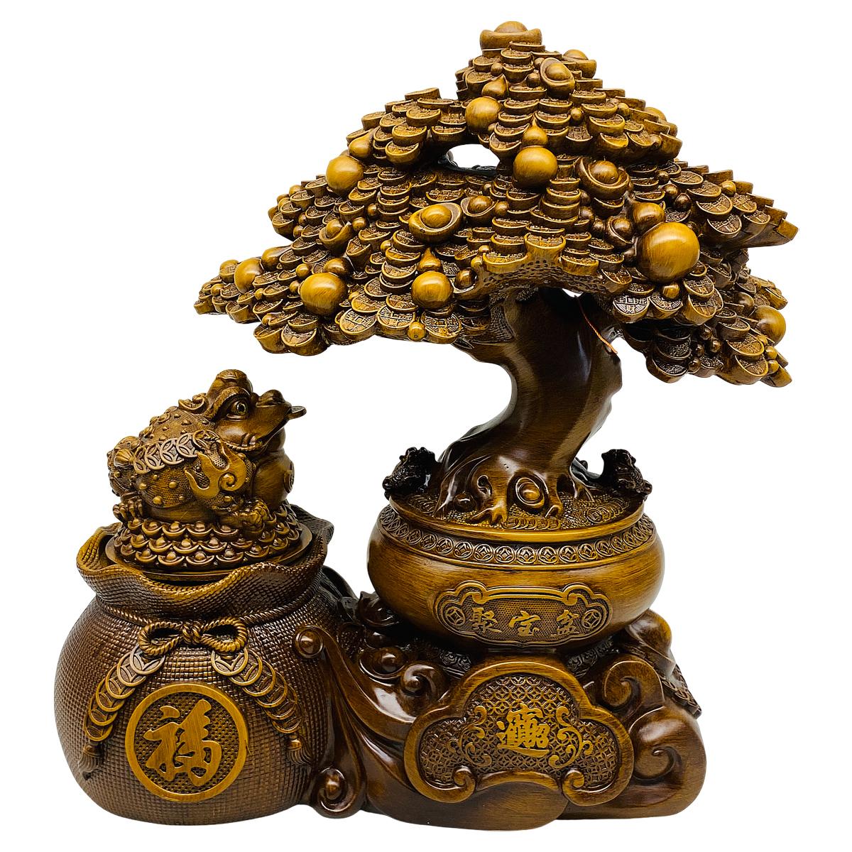 Cây Kim Tiền Cóc Tài Lộc 38 cm - Trang Trí Tết - QSCB