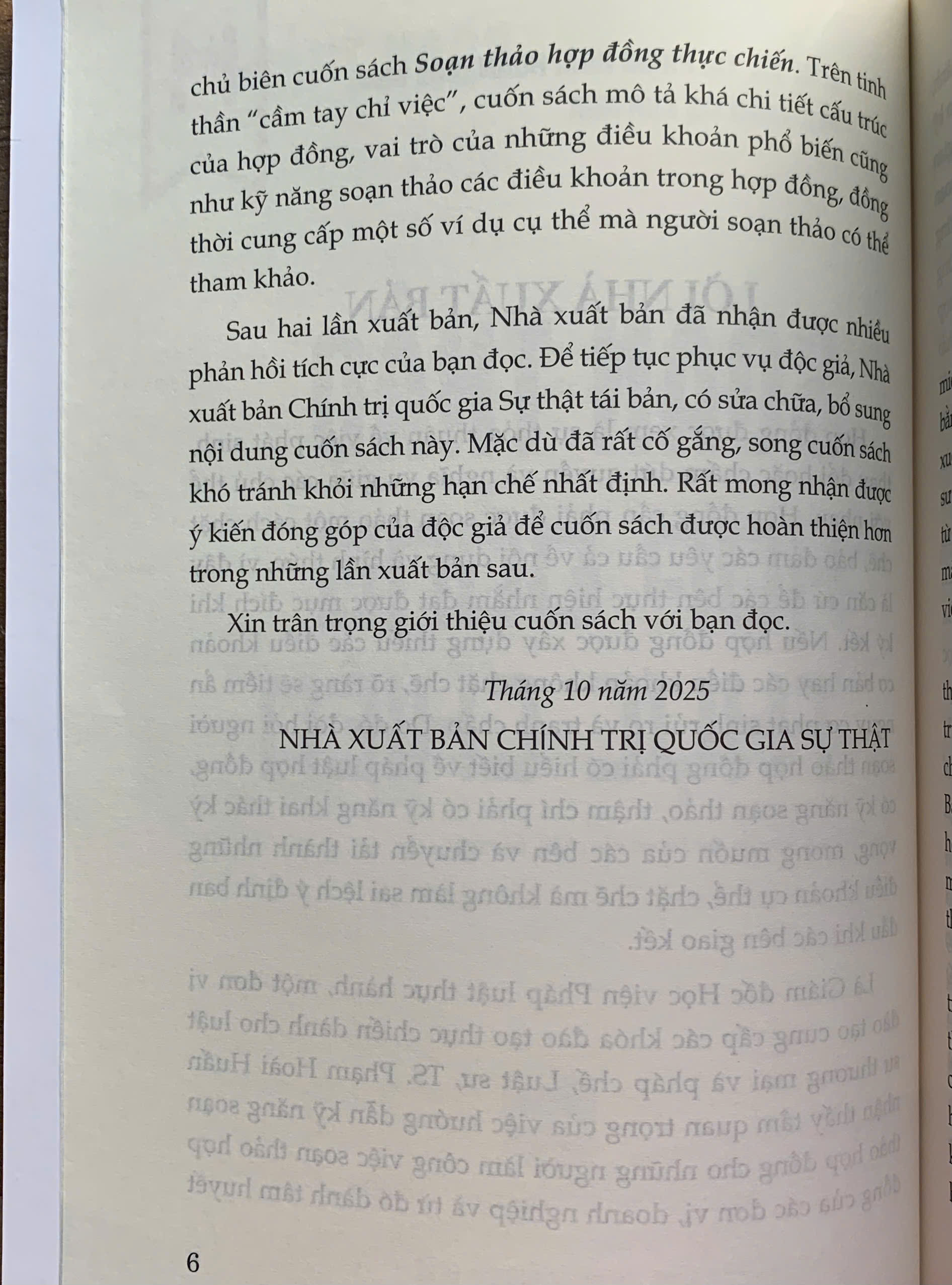 Soạn thảo hợp đồng thực chiến (Xuất bản lần thứ ba, có sửa chữa, bổ sung)