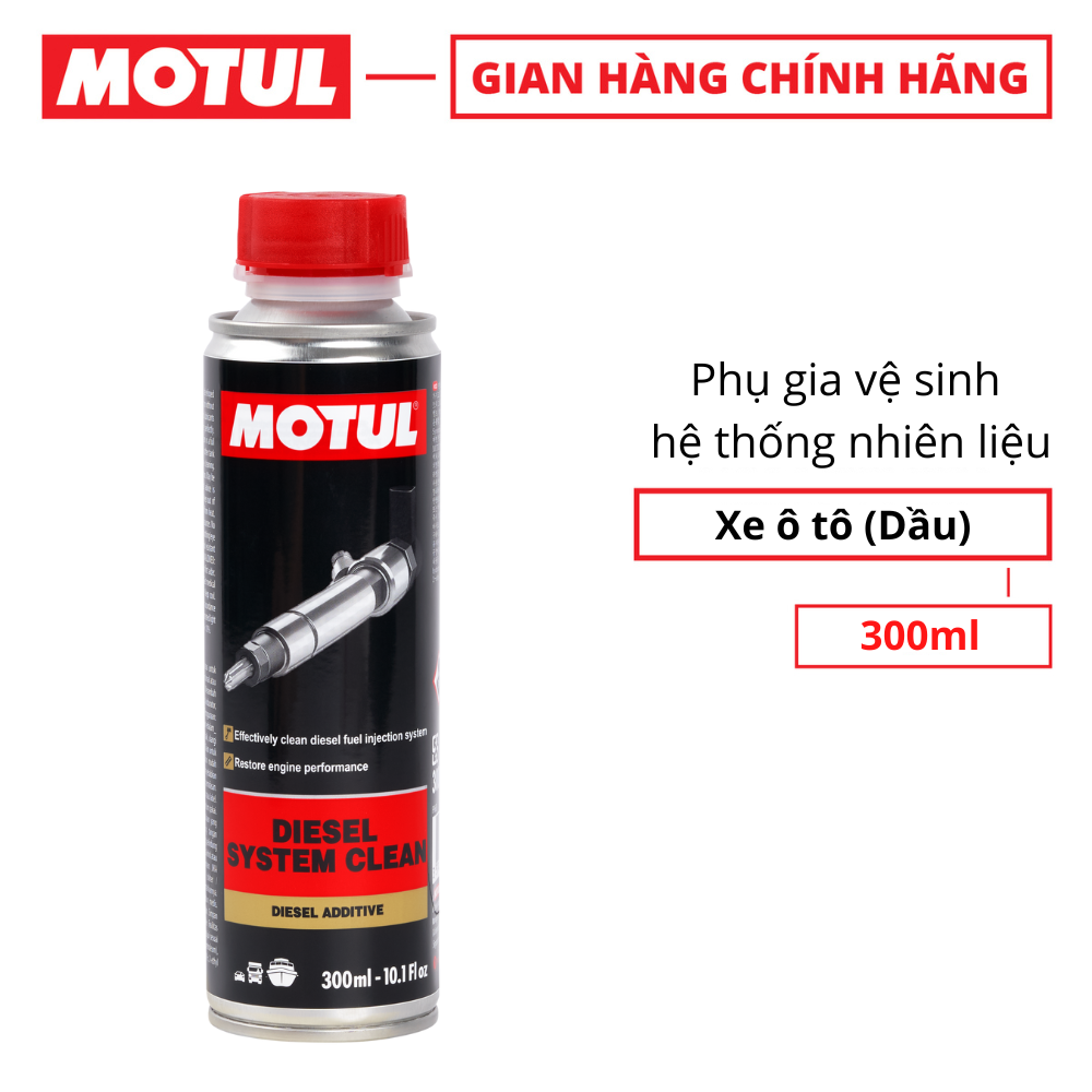 Phụ gia vệ sinh hệ thống nhiên liệu xe ô tô (Dầu) - DIESEL SYSTEM CLEAN 300ml