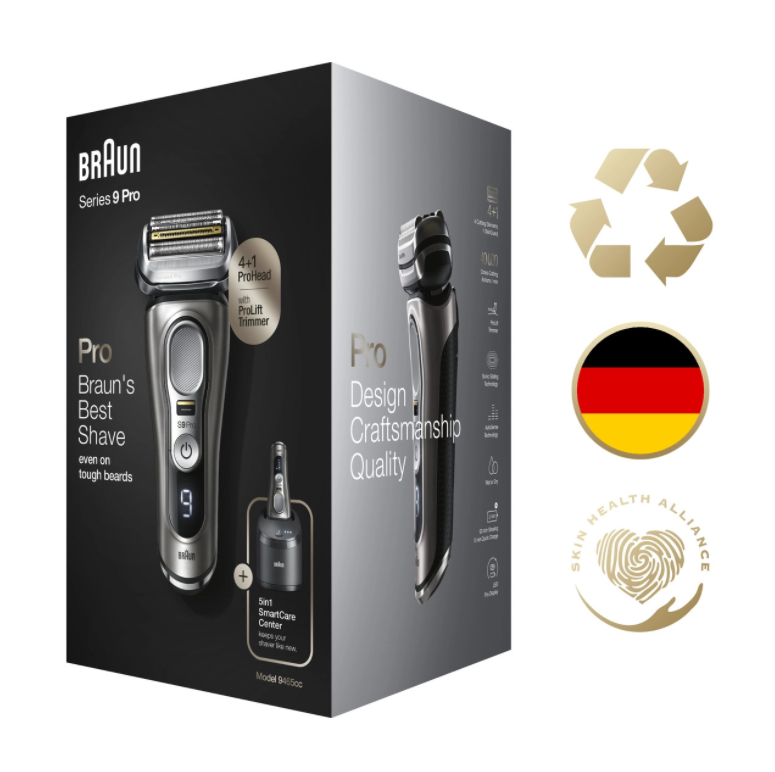 Máy cạo râu Braun Series 9 Pro 9465cc - Made in Germany