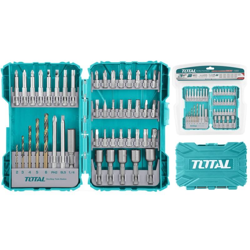 BỘ 45 MŨI SIẾT VÍT XOẮN TOTAL TACSDL24501 - HÀNG CHÍNH HÃNG