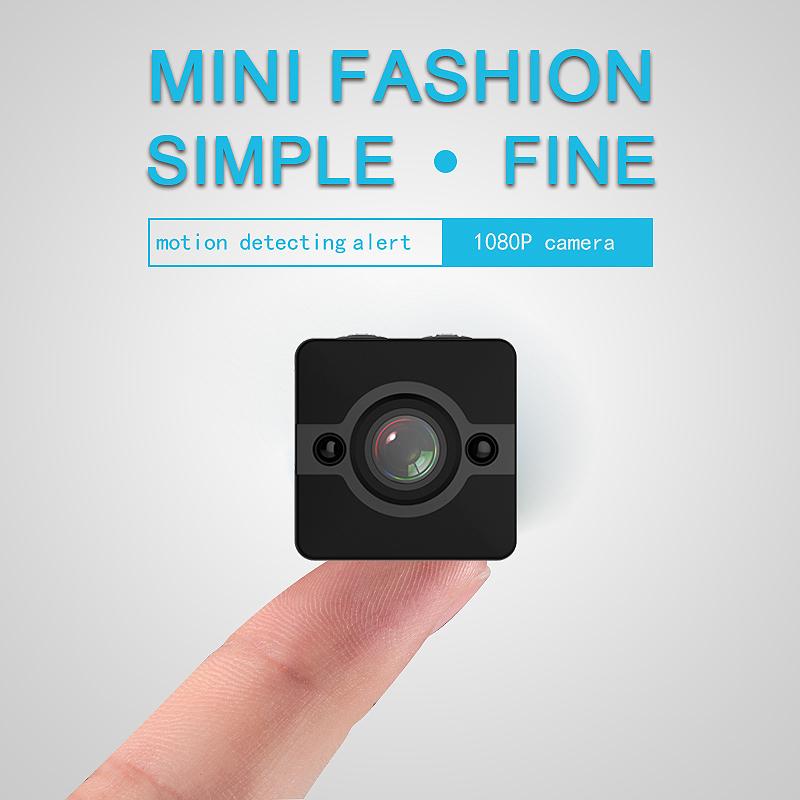 Camera thể thao mini với tầm nhìn ban đêm, phát hiện chuyển động và trường hợp chống nước 1080p giám sát bẫy ảnh