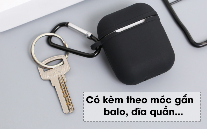 Vỏ bảo vệ bao đựng tai nghe case airpods 1, 2 chống va đập