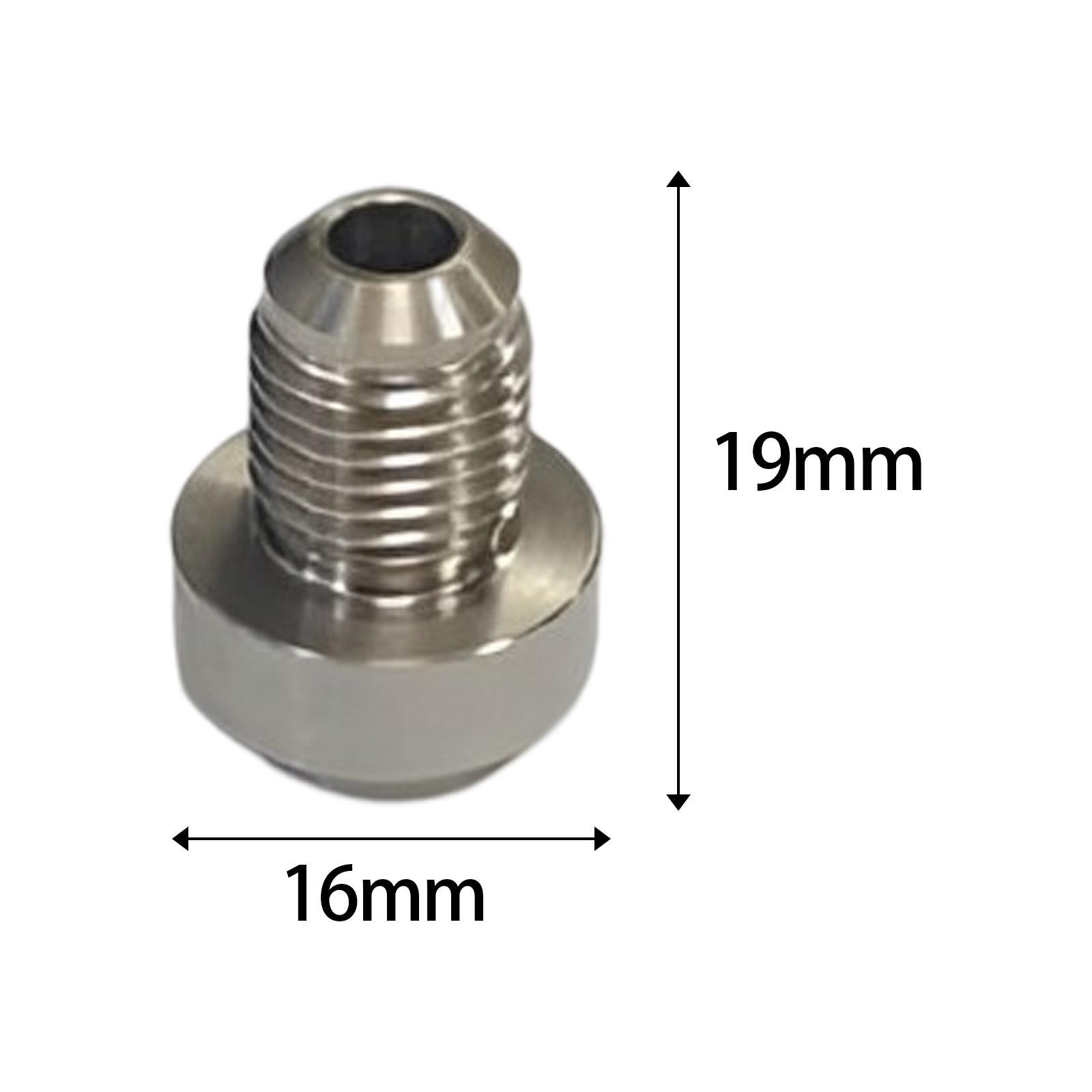 Stainless Steel Male Weld on Fitting Male Billet Assembly Durable Easy Installation Spare Parts Replacement Water Fuel Oil Tank Hose Adapter