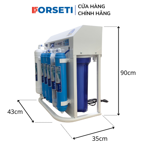 Máy lọc nước Forseti FWP-888-U9 công nghệ RO 9 cấp để gầm - Hàng chính hãng, Bảo hành 2 năm