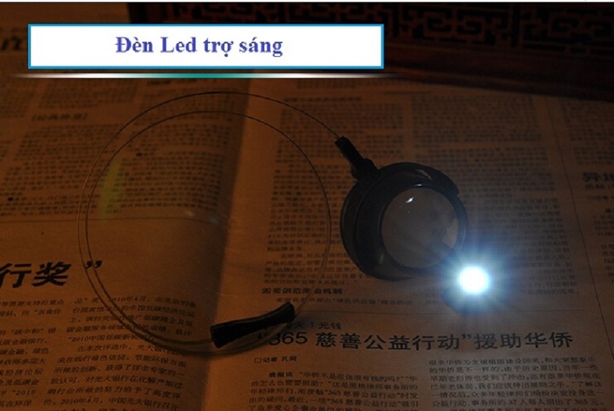 Kính đeo mắt có đèn LED trợ sáng, chuyên dụng sửa chữa, soi mẫu V3